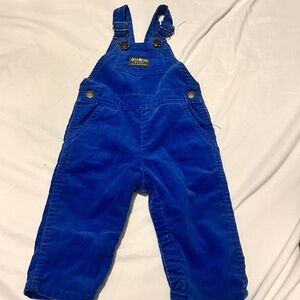 VINTAGE *** Blue Corduroy Overalls